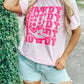 Flower Cowboy Boot Howdy Stack Puff Tee