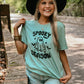 Spooky Season Ghost Bats Puff Tee
