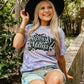 Spooky Mama Sparkle Bats Puff Mineral Wash Tee