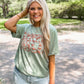 Howdy Fall Cowprint Puff Tee