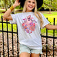 Spooky Floral Ghost Peace Tee