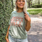 Howdy Fall Cowprint Puff Tee
