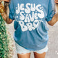 Jesus Saves Bro Drip Happy Puff Tee