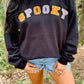 Spooky Multi Color Patch Sweatshirt