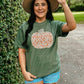 Floral Glitter Pumpkin Applique Tee