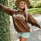 Thankful Curved Rose Gold Patch Sweatshirt