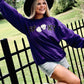 Spooky Flying Ghost Chenille Patch Sweatshirt