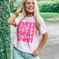 Flower Cowboy Boot Howdy Stack Puff Tee