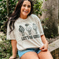 Let's Go Girl's Patterned Ghost Trio Puff Tee
