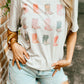 Preppy Multi Color Cowboy Boots Stack Tee