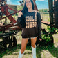Cool It Cowboy Western Font Puff Sweatshirt