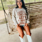 Let's Go Girls Cowgirl Hat Puff Sweatshirt