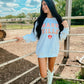 Nash Pink Cowgirl Happy Patch Sweatshirt