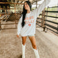 Nash Pink Cowgirl Happy Patch Sweatshirt