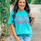 Mama Varsity Outline Puff Tee