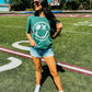 Game Day Football Happy Paint Stroke Pearl Tee