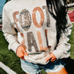 BEST SELLER- DISTRESSED LEOPARD FOOTBALL SWEATSHIRT