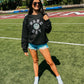 Game Day Classic Rhinestone Happy Patch Sweatshirt