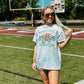 Friday Nights Stadium Lights Vintage Football Mascot Tee