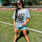 CUSTOM School Spirit Checkered Happy Puff Tee