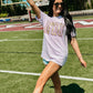 CUSTOM Team Color Game Day Glitter Puff Combo Tee