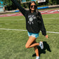 Game Day Classic Rhinestone Happy Patch Sweatshirt