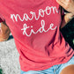 Custom Cursive Gameday Puff Tee