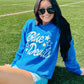 CUSTOM Preppy Mascot Retro Star Puff Sweatshirt