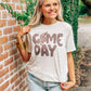 Game Day Leopard Lightning Tee