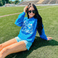 CUSTOM Preppy Mascot Retro Star Puff Sweatshirt