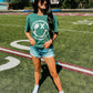 Game Day Football Happy Paint Stroke Pearl Tee
