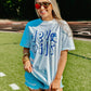 CUSTOM School Mascot Hollow Font Puff Tee