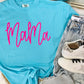 Mama Cursive Puff Tee