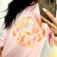 Custom Floral Initial Sweatshirt