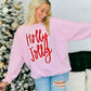 Holly Jolly Cursive Double Sweatshirt