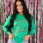 Merry And Bright Metallic Vinyl Longsleeve