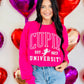 Cupid University Varsity Hollow Puff Sweatshirt