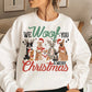 We Woof You A Merry Christmas Dogs Sweatshirt