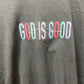 God Is Good Multi Colorful Embroidered Tee