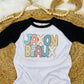 Custom Boy's Name Raglan Tee