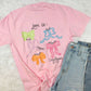 Love Is Hand drawn Coquette Bow FRONT AND BACK