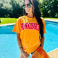 Sunkissed Retro Outlined DTF Tee