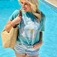 Beach Bum Boho Sunset Wave Tee