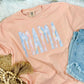 Mama Block Retro Floral DTF Tee