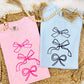 Coquette Bow Outline Stack Trio Puff Tee