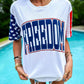 Freedom Varsity Curve Double Puff-Glitter Combo