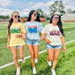 Block Cursive School Custom Tee