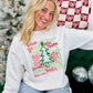 Christmas Tree Word Collage DTF Sweatshirt