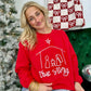 True Story Manger Outline Puff Sweatshirt