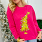 Retro Cartoon Christmas Tree Sweatshirt